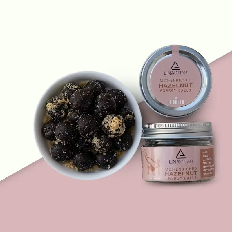 Organic MCT Hazelnut Energy Balls (Refined Sugar Free)
